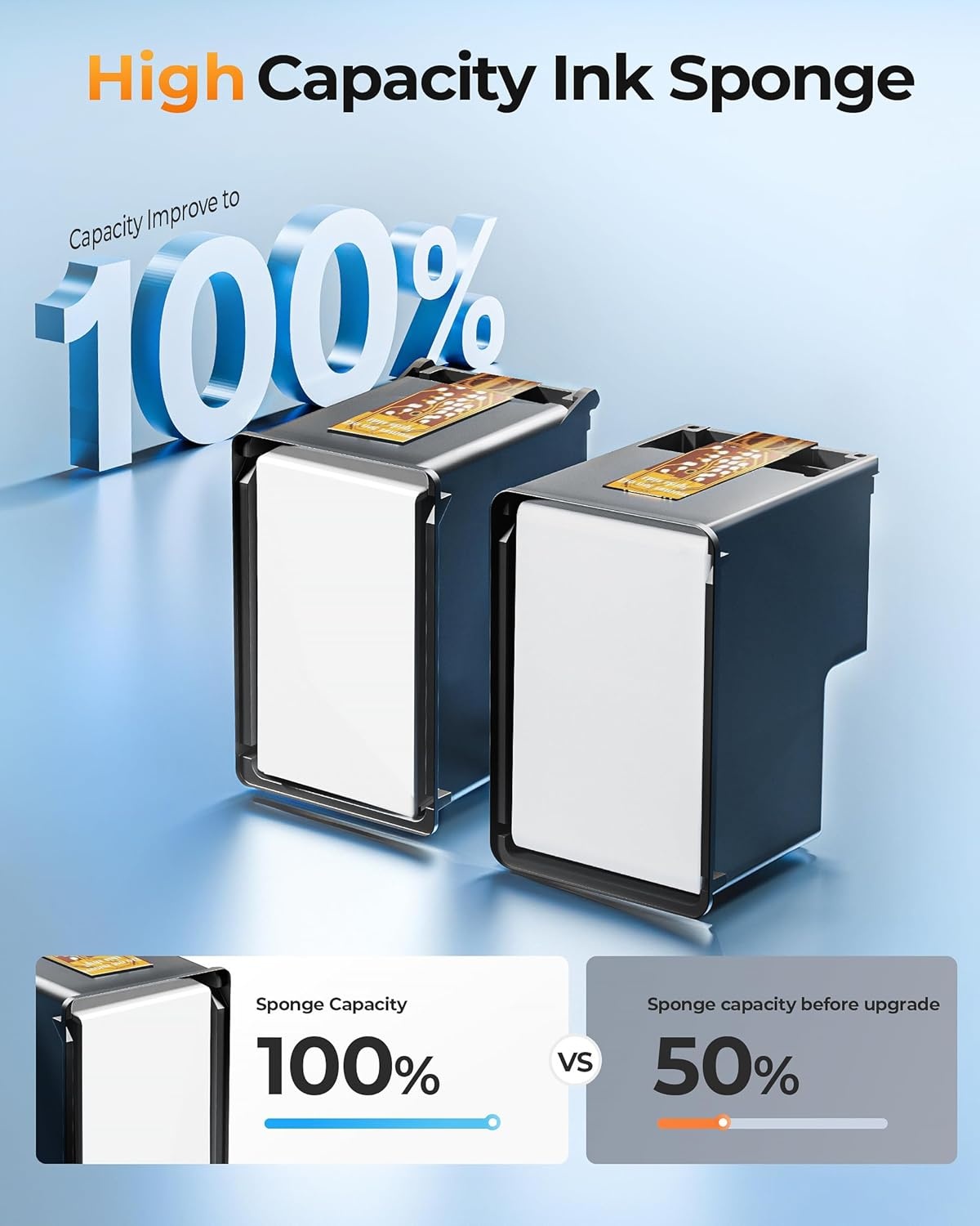 image:imageEZ Ink 63XL Black Ink Cartridge Remanufactured 63XL 63 Ink Replacement for HP Ink 63 HP63 HP63XL to Use with HP OfficeJet 3830 4650 4655 5255 5258 5200 Envy 4520 4512 DeskJJet 1112 2130 2 Black