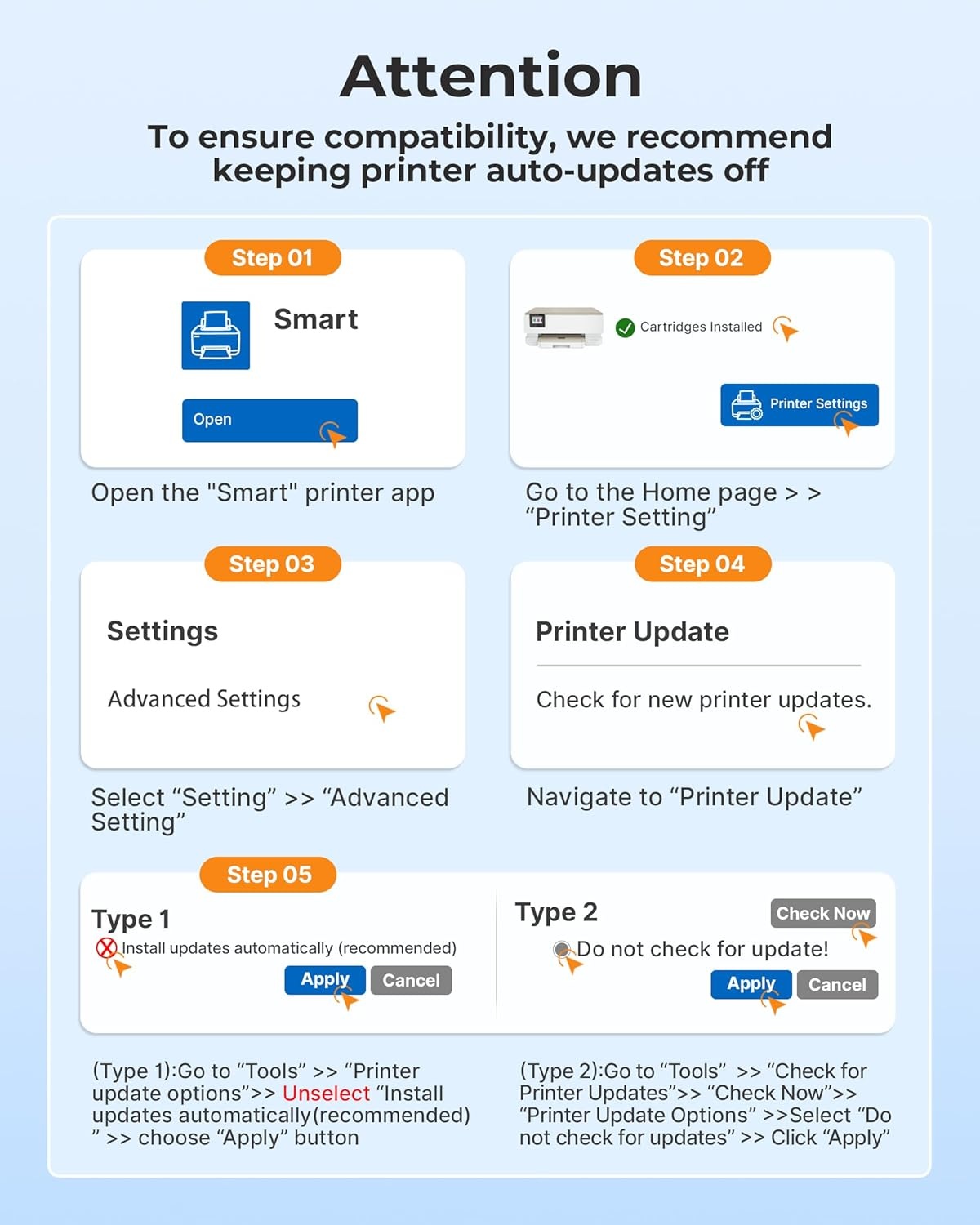 image:imageEZ Ink 64XL Ink Cartridges Black and Color Combo Pack Remanufactured for HP Ink 64 64XL 64 XL Ink to use with HP Envy Photo 7855 7858 7155 7120 7158 7164 6255 Tango X Printers 1 Black 1 TriColor