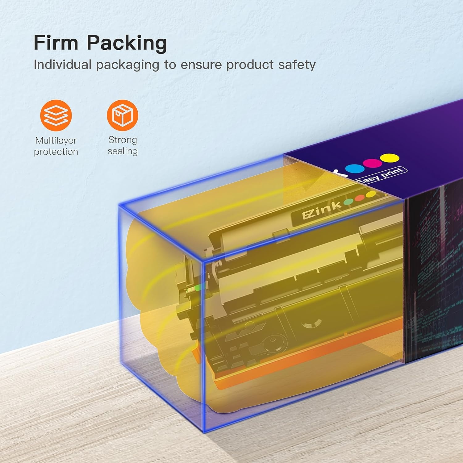image:imageEZ Ink Compatible Replacement for Toner Cartridge for HP 206X 206A Toner Cartridges 2 Black High Yield to Use with HP Color LaserJet Pro MFPM283fdw M283cdw Pro M255dw M283 M255 2 Black