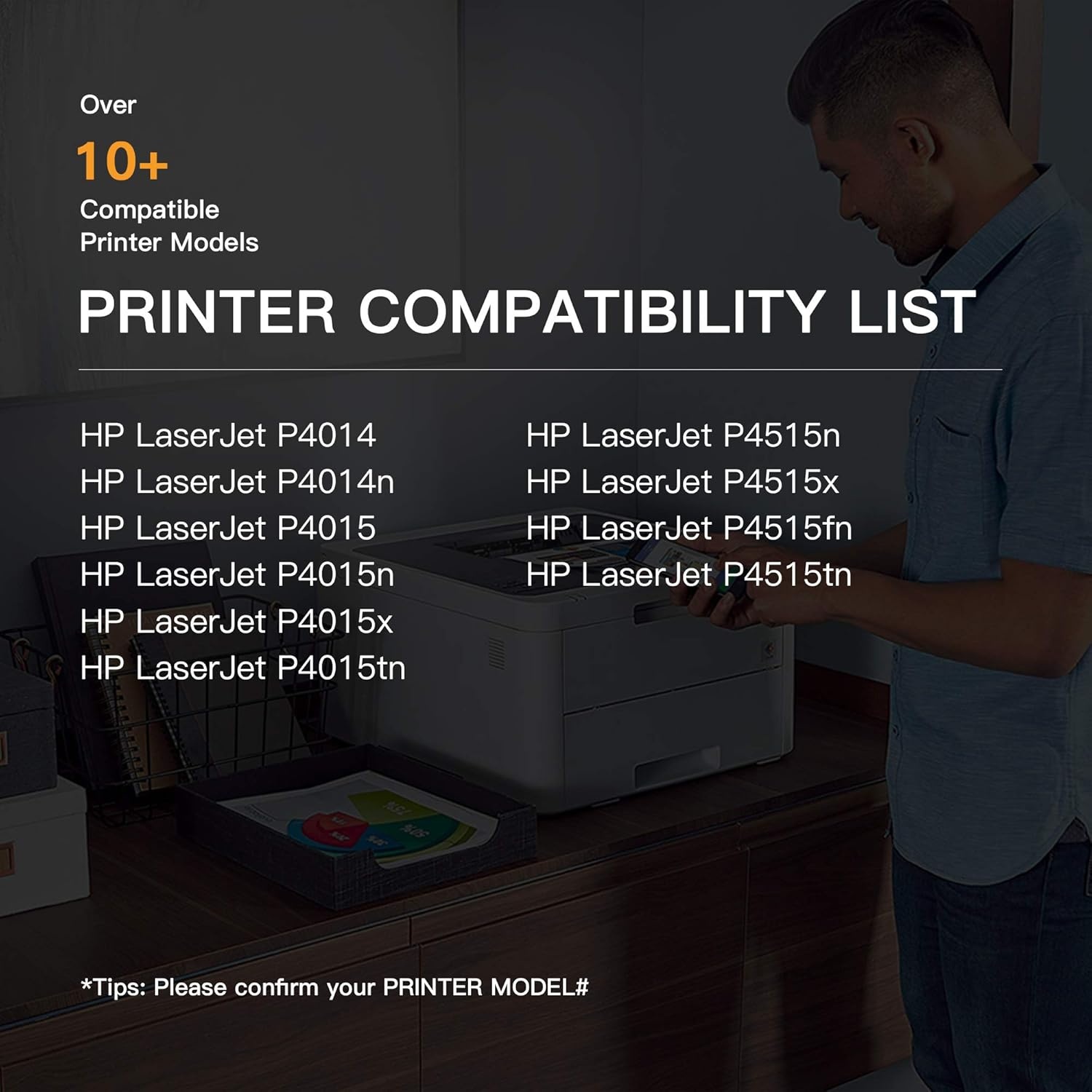 image:imageEZ Ink Compatible Toner Cartridge Replacement for HP 64A CC364A 64X CC364X Compatible with LaserJet P4014N P4014DN P4015N P4015X P4015DN P4515N P4515X P4014 P4015 P4515 Printer Black 1 Pack