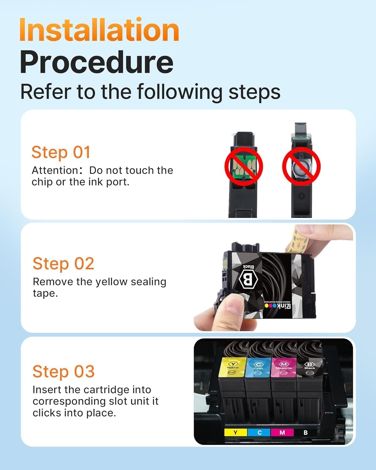 image:imageEZ Ink Remanufactured Ink Cartridge Replacement for 202XL Ink Cartridges Combo Pack for Epson Printer Workforce WF2860 Use with Expression Home XP5100 Printer New Upgraded ChipsBlack2 Pack