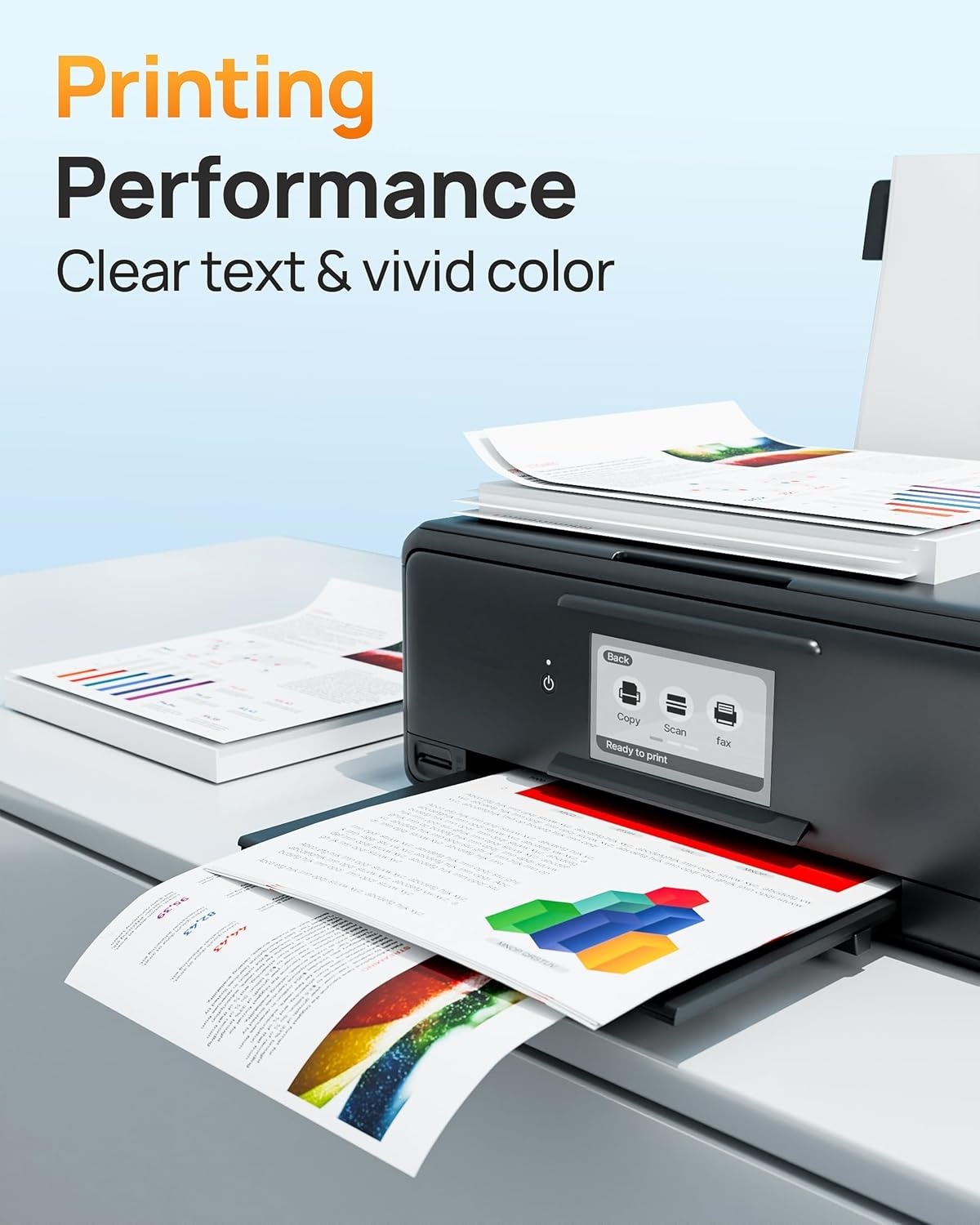 image:imageEZ Ink Remanufactured Ink Cartridge Replacement for 220XL Ink Cartridges Combo Pack for Epson Printer WF2760 WF2750 WF2660 WF2650 WF2630 XP424 XP420 XP320 Black Cyan Magenta Yellow 10 Pack