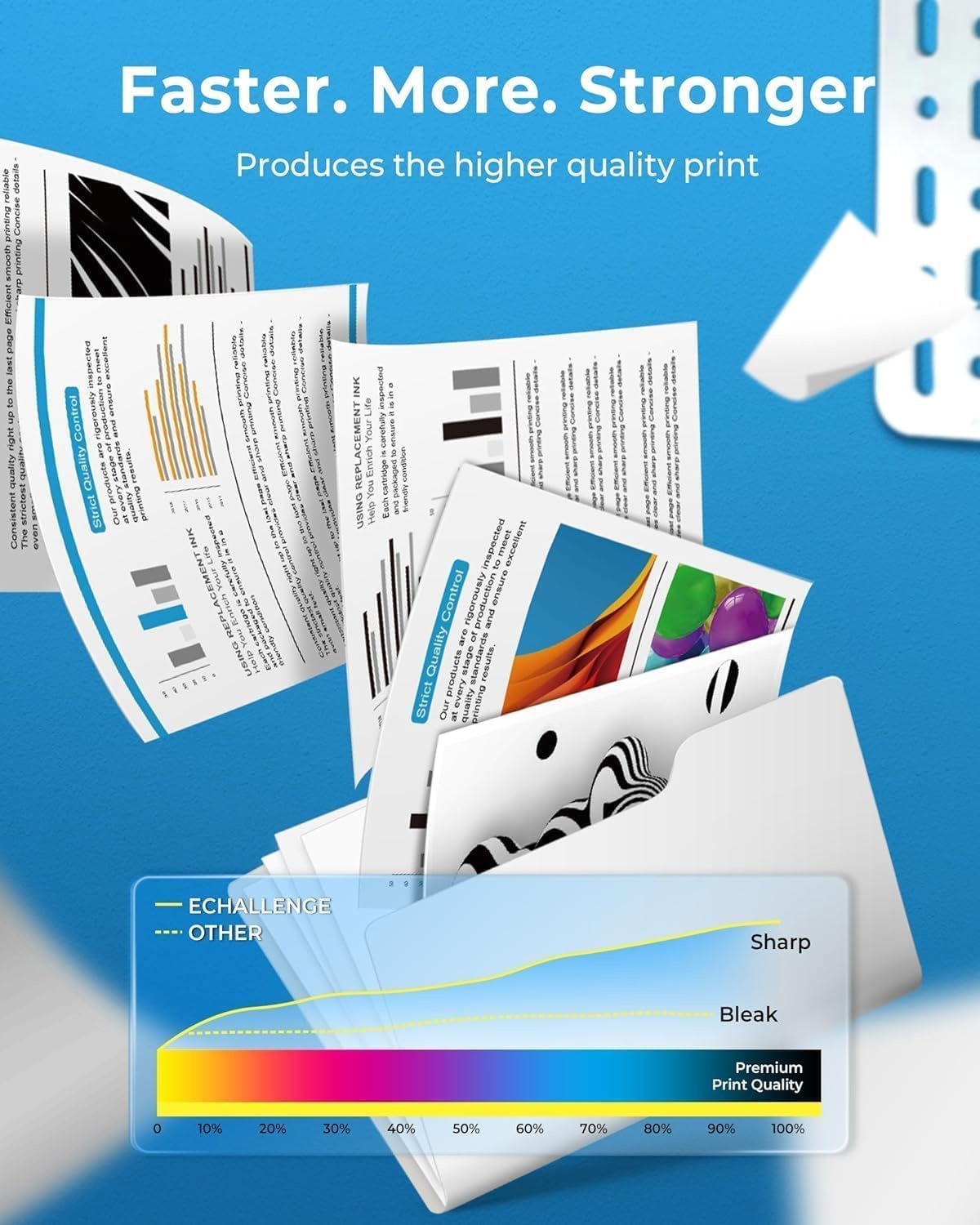 image:imageEZ Ink Remanufactured Ink Cartridge Replacement for 288XL High Yield to use with Epson XP440 XP446 XP330 XP340 XP430 2 Black 1 Cyan 1 Magenta 1 Yellow with Latest Upgraded Chips
