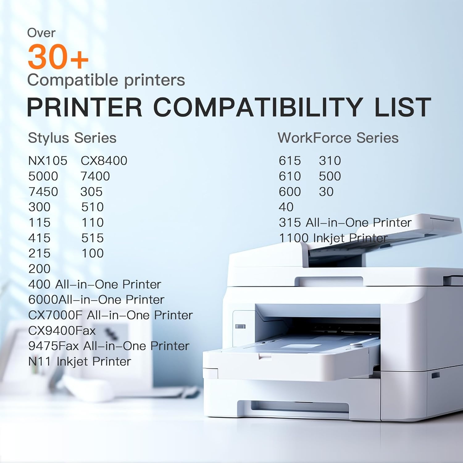 image:imageEZ Ink Remanufactured Ink Cartridge Replacement for 69XL Ink Cartridges for Epson Stylus CX5000 CX6000 CX7000F CX8400 CX9400 NX215 NX305 NX400 NX415 NX510 NX515 Workforce 1100 30 310 615 10 Pack