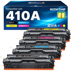 image:imageEZ Ink 410A Toner Cartridge High Yield Replacement for HP 410A CF410A 410X CF411A CF412A CF413A for HP Color LaserJet Pro MFP M477fnw Toner M477fdw M477fdn M452dn M452nw M477 M377 Printer 4Pack