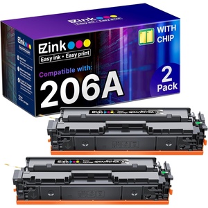 image:imageEZ Ink Compatible Replacement for Toner Cartridge for HP 206A 206X Black Toner Cartridges 2 Black to Use with HP Color Laserjet Pro M255dw M283 MFPM283fdw M283cdw Pro M255 2 Black 206A 206X Toners