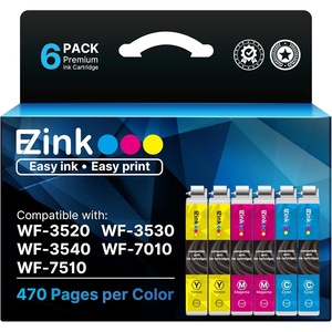 image:imageEZ Ink Remanufactured Ink Cartridge Replacement for 127 to use with Epson NX530 625 WF3520 WF3530 WF3540 WF7010 WF7510 7520 545 645 2 Cyan 2 Magenta 2 Yellow 6 Pack