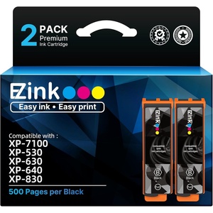 image:imageEZ Ink Remanufactured Ink Cartridge Replacement for 410XL Ink Cartridges Combo Pack for Epson Printer Expression XP830 XP7100 XP640 XP7100 XP630 XP530 XP635 2 Black