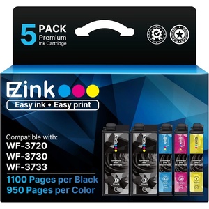 image:imageEZ Ink Remanufactured Ink Cartridge Replacement for 702XL Combo Pack for Epson Printer Workforce Pro WF3720 WF3730 WF3733 2 Black 1 Cyan 1 Magenta 1 Yellow 5 Pack
