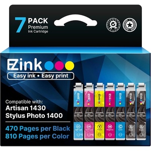 image:imageEZ Ink Remanufactured Ink Cartridge Replacement for 79XL for Epson Artisan 1430 and Stylus Photo 1400 Printer 2 Black 1 Cyan 1 Magenta 1 Yellow 1 Light Cyan 1 Light Magenta 7 Pack