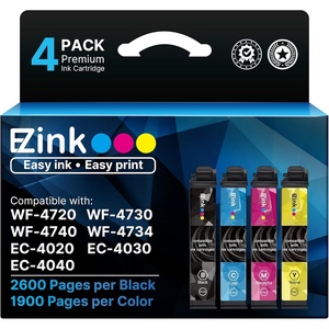 image:imageEZ Ink Remanufactured Ink Cartridge Replacement for 802XL Ink Cartridges Combo Pack for Epson Printer Workforce Pro WF4740 WF4730 WF4720 WF4734 EC4020 EC4030 4 Pack