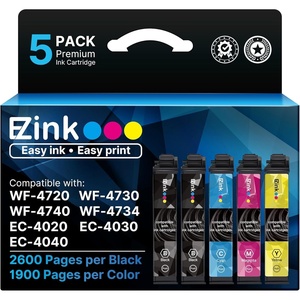 image:imageEZ Ink Remanufactured Ink Cartridge Replacement for 802XL Ink Cartridges Combo Pack for Epson Printer Workforce Pro WF4740 WF4730 WF4720 WF4734 EC4020 EC4030 5 Pack