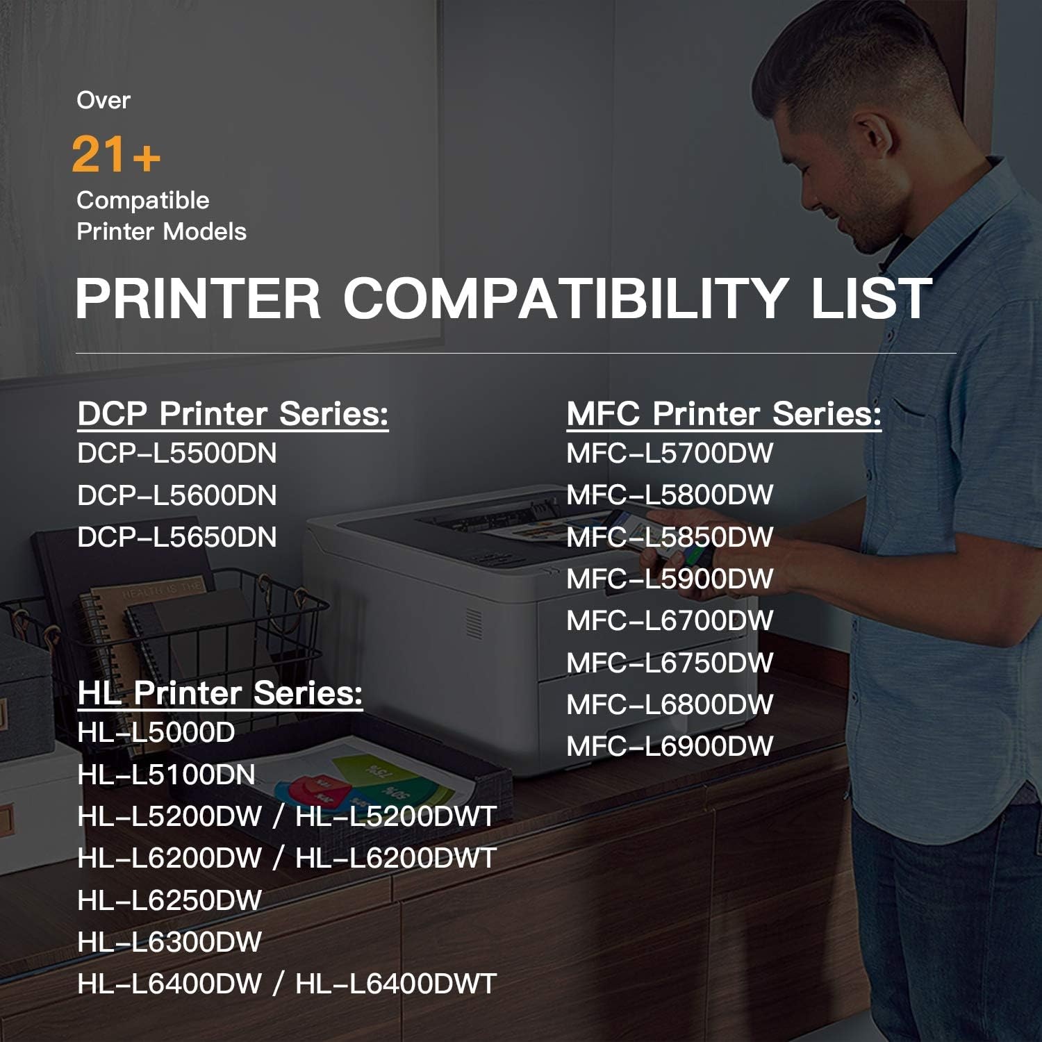 image:imageEZ Ink Compatible Drum Unit Replacement for Brother DR820 DR 820 DR820 Compatible with HLL6200DW MFCL5900DW HLL5100DN MFCL5800DW MFCL5700DW HLL5200DWT MFCL6700DW HLL5200DW 1 Drum Unit