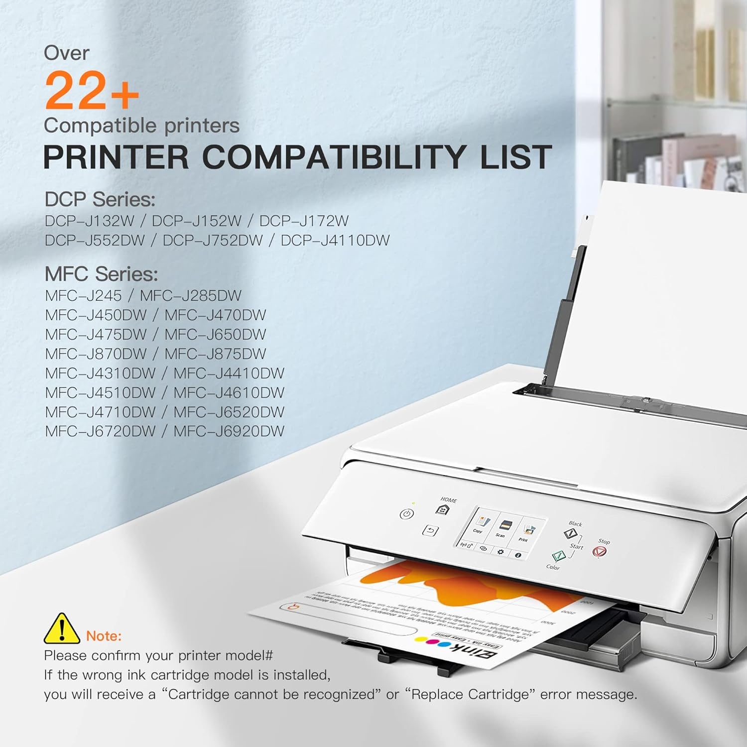 image:imageEZ Ink Compatible Ink Cartridge Replacement for Brother LC103XL Ink Cartridges LC103 XL LC103BK LC101 LC 103 to Use with MFCJ870DW MFCJ470DW MFCJ6920DW MFCJ6520DW MFCJ450DW 10 Pack