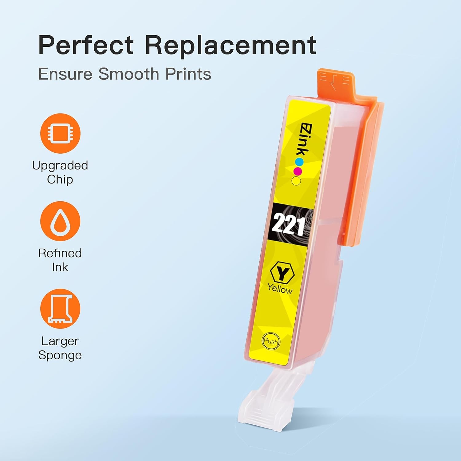 image:imageEZ Ink Compatible Ink Cartridge Replacement for Canon PGI220 PGI220 to use with MX860 MX870 MP560 MP620 MP640 MP980 MP990 IP3600 IP4600 iP4700 Printer Large Black 4 Pack