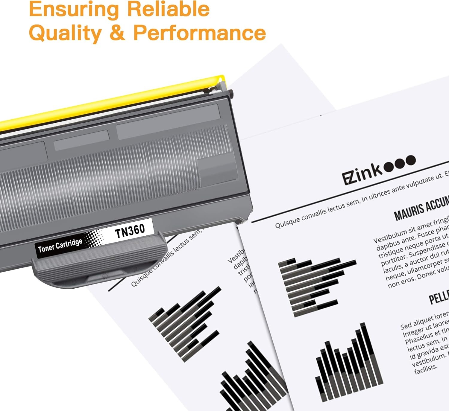 image:imageEZ Ink Compatible Toner Cartridge Replacement for Brother TN330 TN360 TN330 TN360 High Yield Compatible with DCP7040 DCP7030 MFC7840W HL2140 MFC7340 MFC7440N HL2170W HL2150N 1 Black
