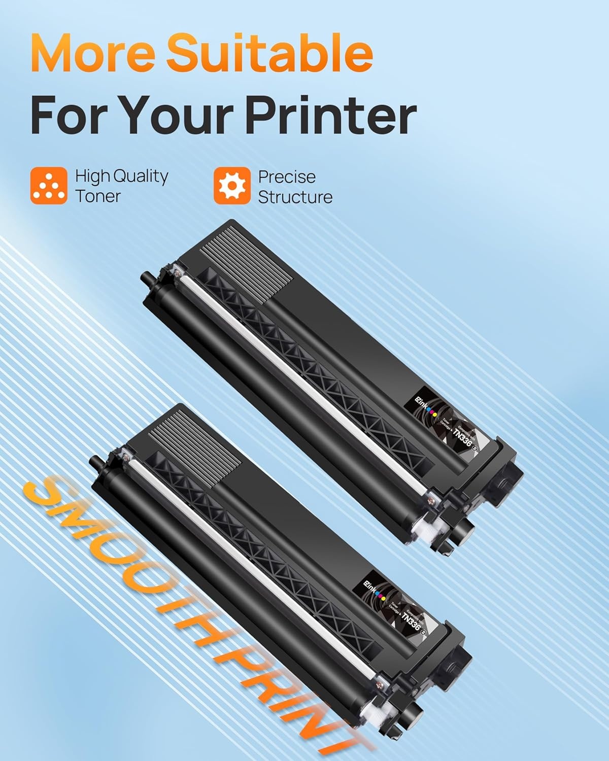 image:imageEZ Ink Compatible Toner Cartridge Replacement for Brother TN336 TN331 TN336 TN331 Compatible with HLL8350CDW MFCL8850CDW MFCL8600CDW MFC9970CDW HL4150CDN HLL8250CDN 2 Black