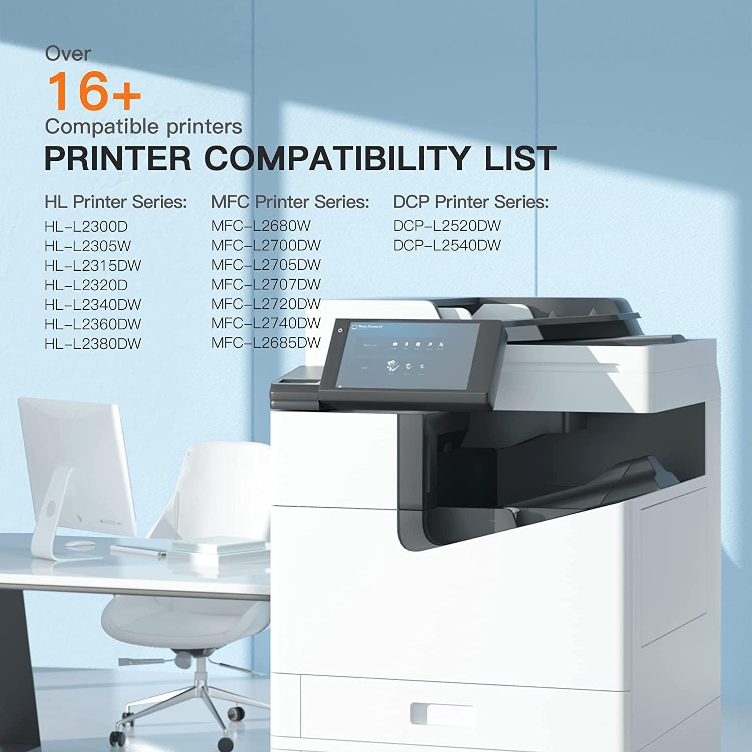 image:imageEZ Ink Compatible Toner Cartridge Replacement for Brother TN660 TN630 High Yield to use with HLL2300D HLL2380DW HLL2320D DCPL2540DW HLL2340DW HLL2360DW MFCL2720DW Printer Black