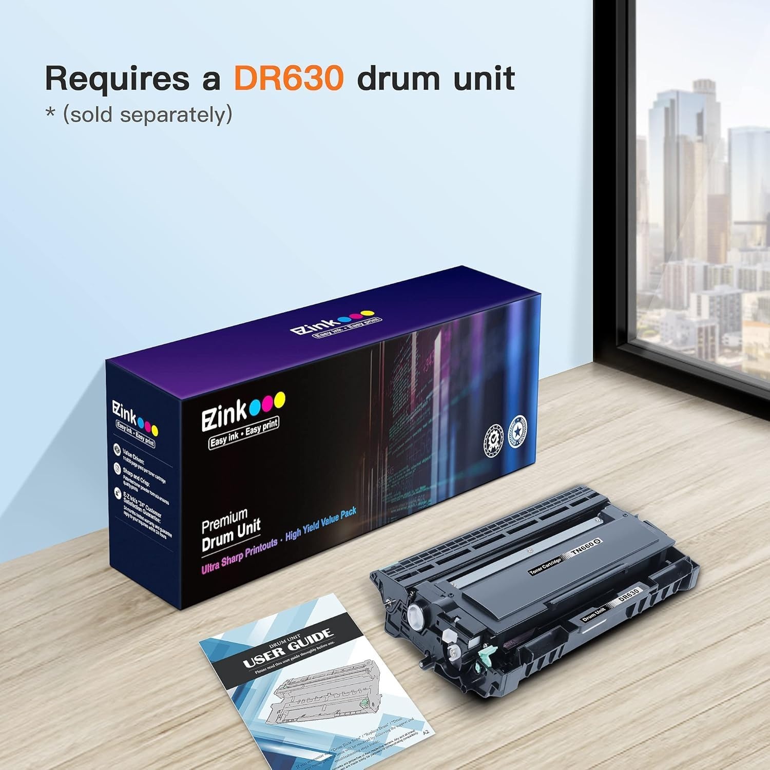 image:imageEZ Ink Compatible Toner Cartridge Replacement for Brother TN660 TN630 Toner Cartridges High Yield to use with HLL2380DW HLL2300D HLL2340DW MFCL2680W MFCL2740DW Printer 3 Black TN660