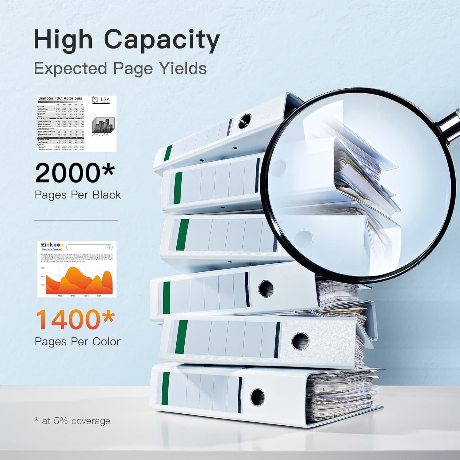 image:imageEZ Ink Compatible Toner Cartridge Replacement for Dell 1250 810WH C5GC3 XMX5D WM2JC to use with 1250c C1760nw C1765nfw 1350cnw 1355cn 1355cnw Printer 1 Black 1 Cyan 1 Magenta 1 Yellow 4 Pack