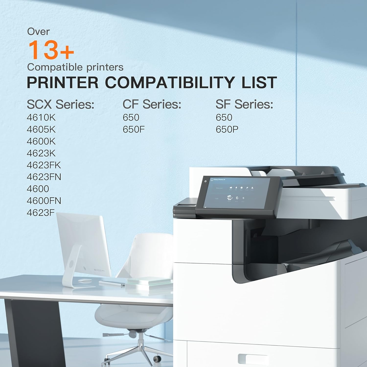 image:imageEZ Ink Compatible Toner Cartridge Replacement for Samsung 105L MLTD105L to Use with SCX4623F SCX4623FW ML2525 ML2525W ML2545 SCX4623 ML2540 SCX4600 SF650 Printer Black 2 Pack