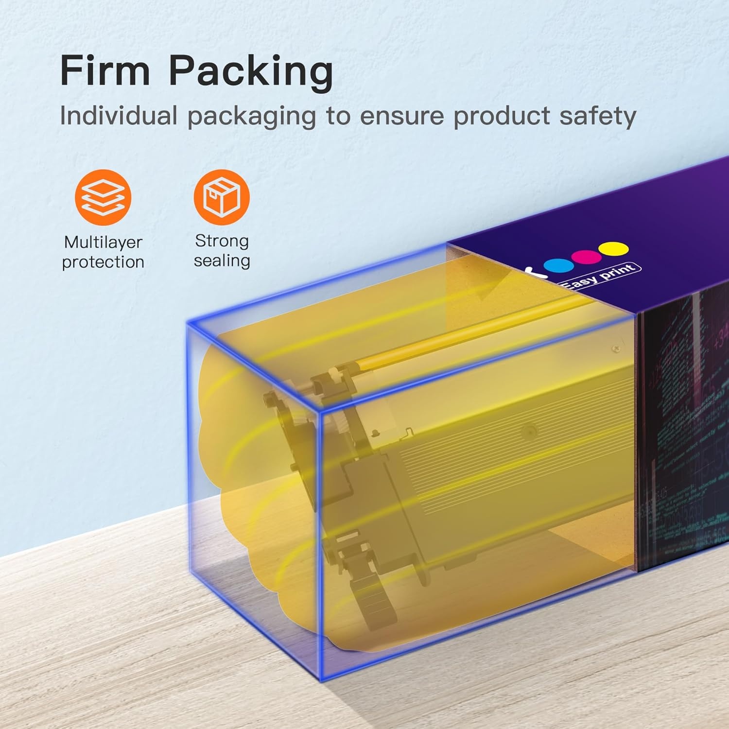 image:imageEZ Ink Compatible Toner Cartridge Replacement for Samsung CLTK404S CLTC404S CLTM404S CLTY404S CLT 404S to use with C480FW C430W SLC430W SLC480FW SLC480FN Printer Tray 4 Pack