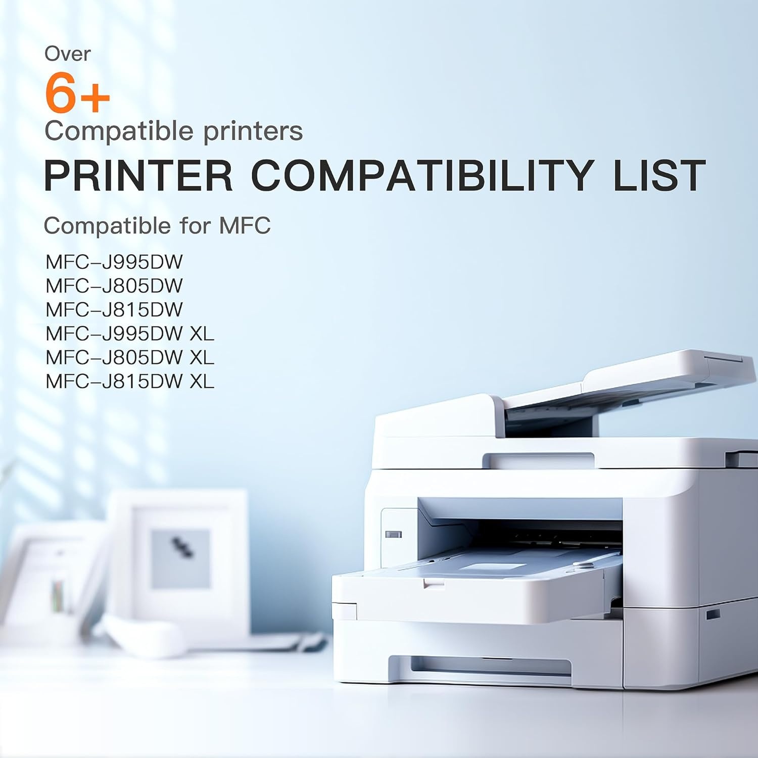 image:imageEZ Ink LC3033XXL Compatible Replacement for Brother LC3033 Ink Cartridges BKCMY LC3033 XXL LC3035 High Yield for MFCJ995DW MFCJ805DW MFCJ815DW MFCJ995DW XL MFCJ805DW XL Printer 4 Pack
