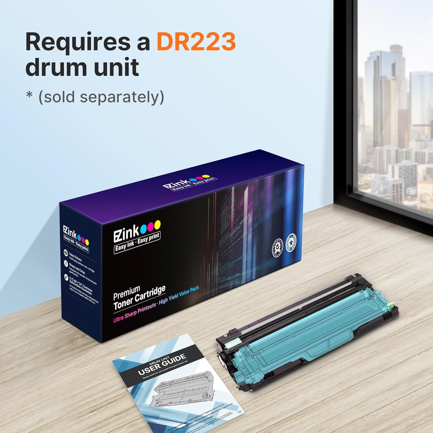 image:imageEZ Ink TN227 Compatible Toner Cartridge Replacement for TN227BKCMY High Yield Brother TN227 TN 227 TN223BKCMY for HLL3270CDW HLL3290CDW MFCL3770CDW MFCL3750CDW HLL3210CW 5 Pack