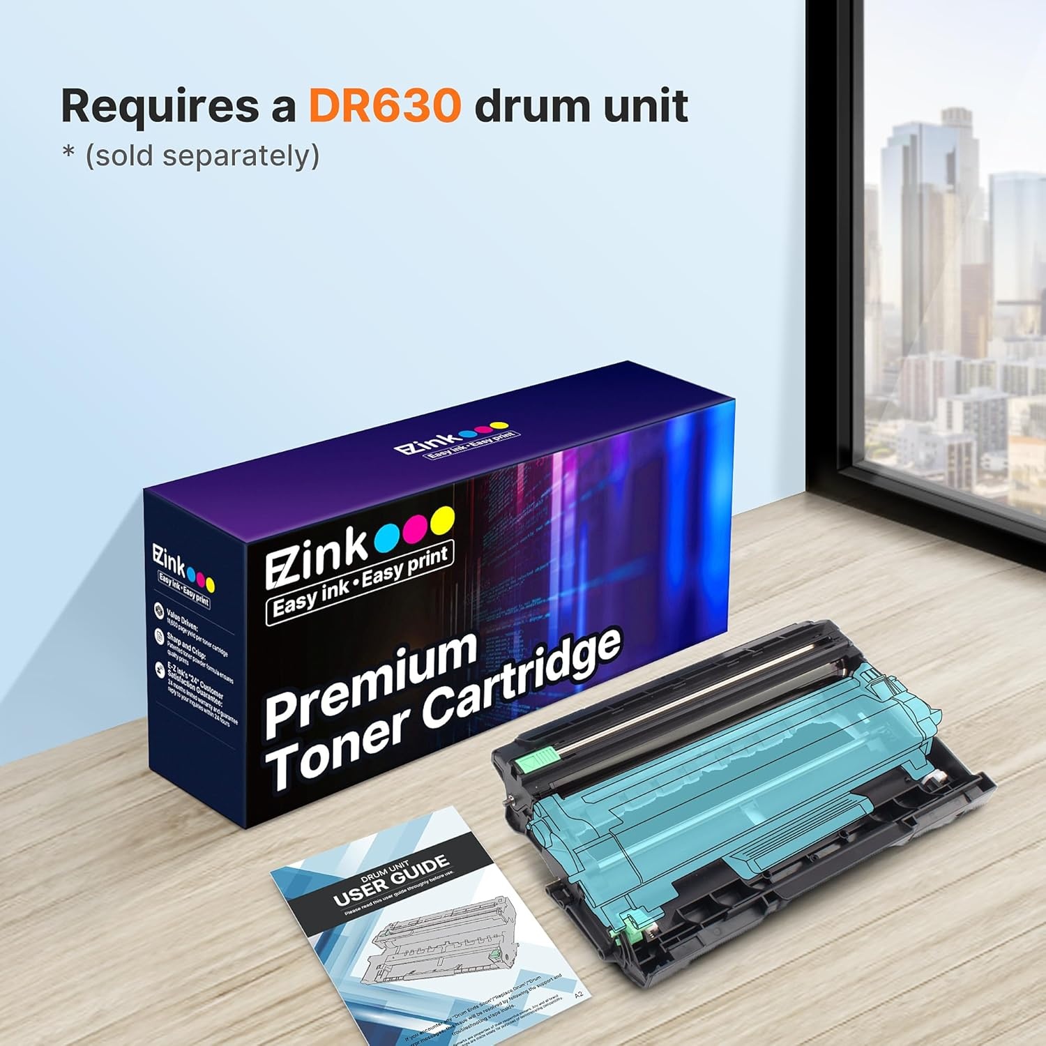 image:imageEZ Ink TN660 Toner Cartridge Replacement Compatible with Brother TN660 TN660 TN630 High Yield to Use for HLL2380DW HLL2320D HLL2340DW DCPL2540DW MFCL2700DW MFCL2720DW Printer Black 4 Pack