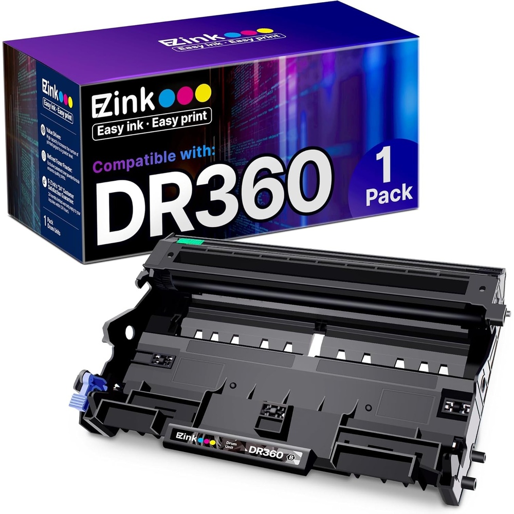 image:imageEZ Ink Compatible Drum Unit Replacement for Brother DR360 DR 360 to use with DCP7040 DCP7030 MFC7840W MFC7340 MFC7440N HL2140 HL2170W HL2150N 1 Drum Unit