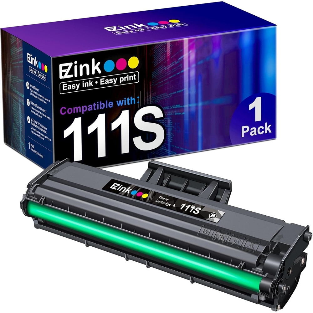 image:imageEZ Ink Compatible MLTD111S Toner Cartridge High Yield Replacement for Samsung 111S 111L MLTD111S MLTD111L to use with Samsung Xpress M2020W M2022W M2024W M2070FW M2070W Printer Black 1 Pack