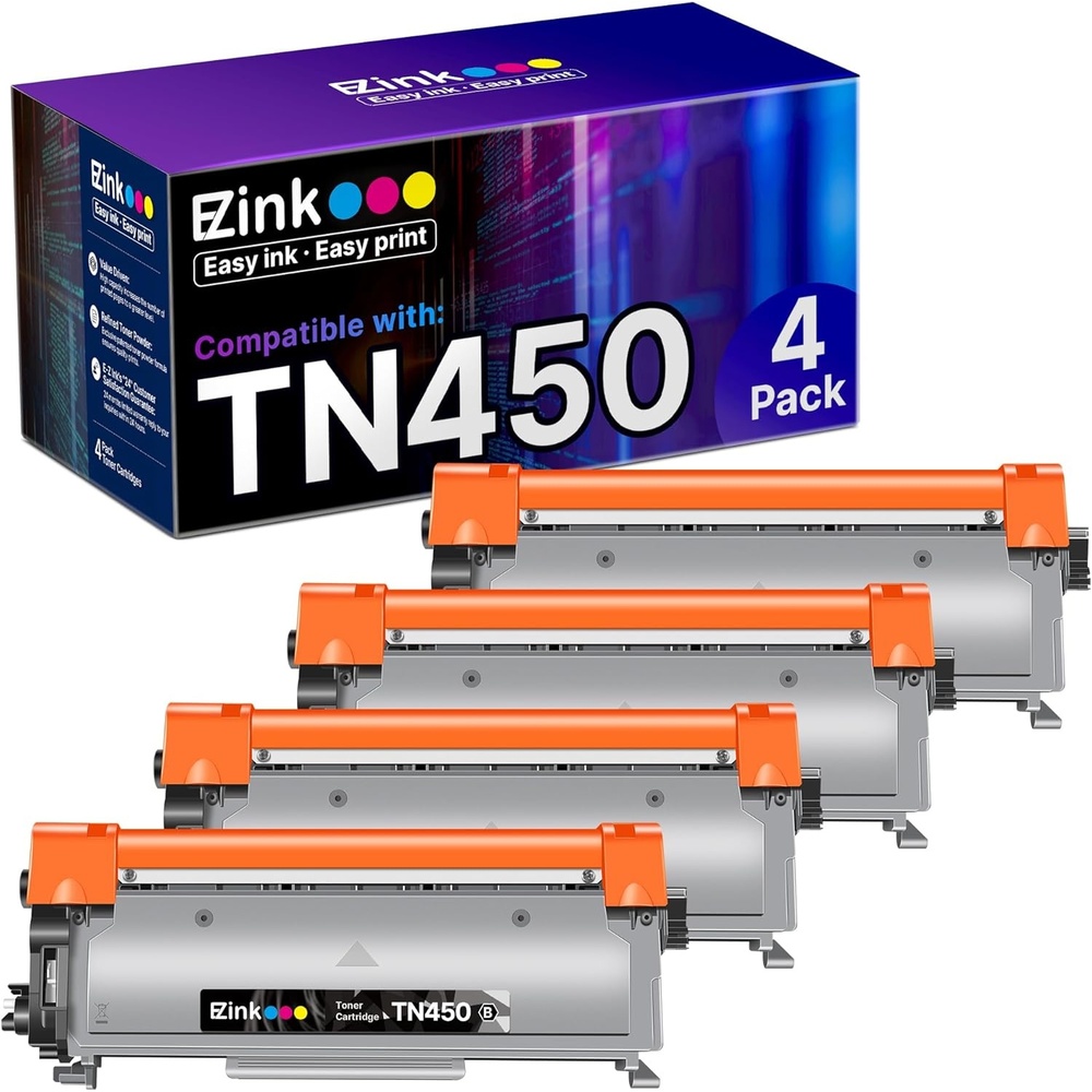 image:imageEZ Ink Compatible Toner Cartridge Replacement for Brother TN450 TN420 TN450 TN420 Compatible with HL2270DW HL2280DW HL2230 HL2240 MFC7360N MFC7860DW DCP7065DN Intellifax 28404 Pack Black