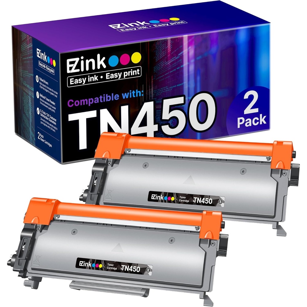 image:imageEZ Ink Compatible Toner Cartridge Replacement for Brother TN450 TN420 TN450 TN420 Compatible with HL2270DW HL2280DW HL2230 MFC7360N MFC7860DW DCP7065DN Intellifax 2840 2940 2 Black