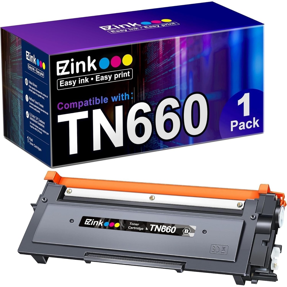 image:imageEZ Ink Compatible Toner Cartridge Replacement for Brother TN660 TN630 High Yield to use with HLL2300D HLL2380DW HLL2320D DCPL2540DW HLL2340DW HLL2360DW MFCL2720DW Printer Black