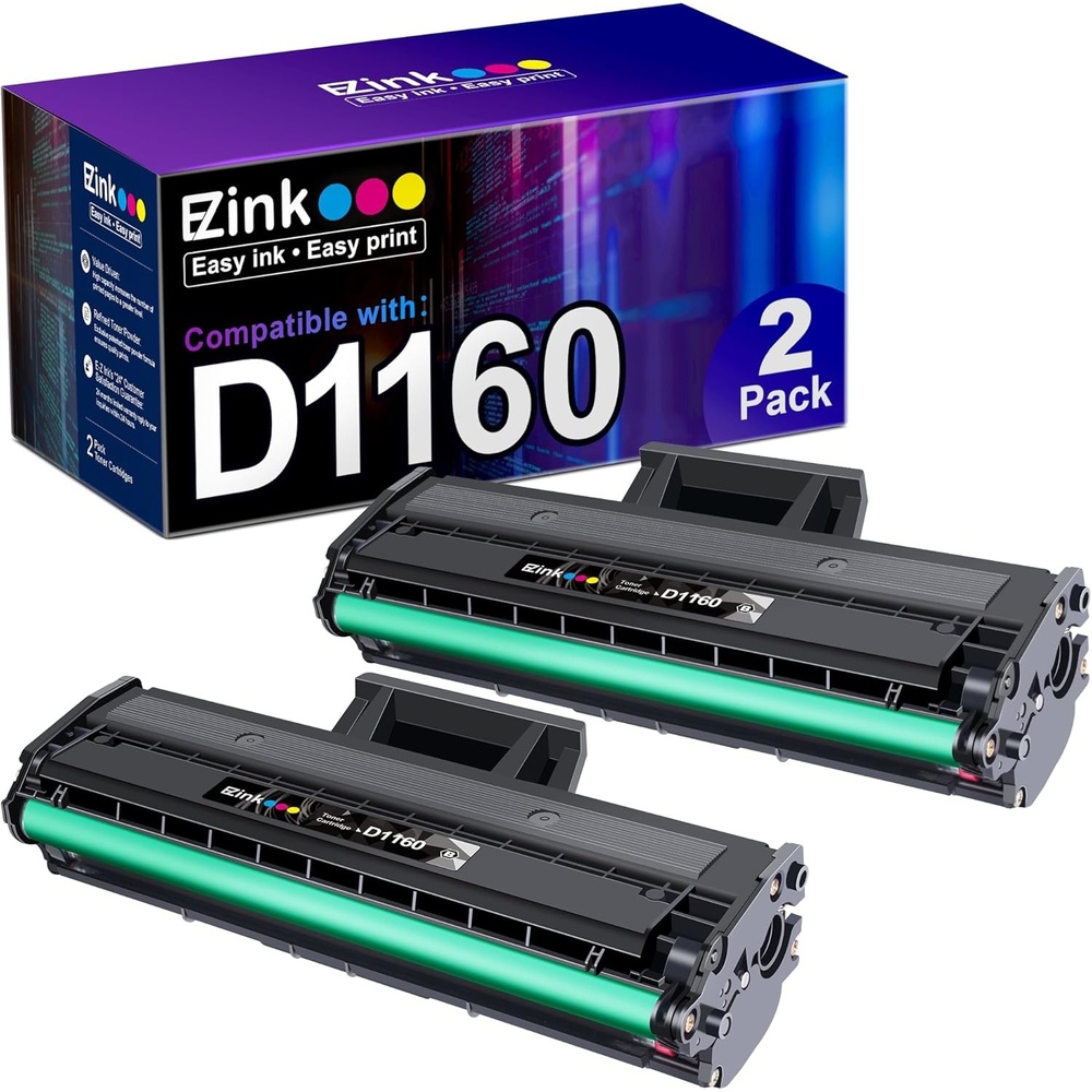 image:imageEZ Ink Compatible Toner Cartridge Replacement for Dell B1160 Toner Cartridge to Use with Dell B1160 B1160w B1163w B1165nfw Mono Laser Printers 2 Black YK1PM 3317335 HF44N HF442