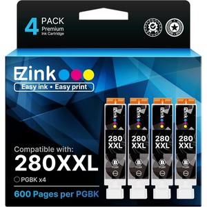 image:image4 Pack 280 PGBK 280 XXL Ink Replacement for Canon 280 PGBK PGI280XXL PGI 280 XXL Compatible with PIXMA TR8620a TR8622a TR8600 TR8520 TS9521c TR7520 TS9120 TR8622 TS9520 TS6220 TS6320 TS702a Printers