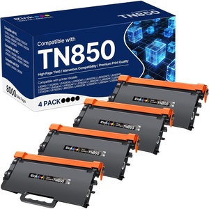 image:imageCompatible TN850 High Yield Toner Cartridge Replacement for Brother TN850 TN 850 TN850 TN820 TN 820 Toner Cartridge to use with HLL6200dw HLL6200dwt MFCL5900dw MFCL5850dw MFCL5700dw 4 Black