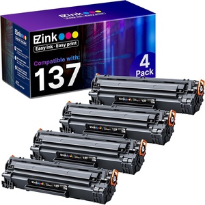 image:imageEZ Ink 137 Black Toner Cartridge Compatible Replacement for Canon Cartridge 137 Black CRG137 CRG137 High Yield to use with ImageClass D570 MF232W MF227dw MF229dw MF244dw MF212dw MF230Black 4 Pack