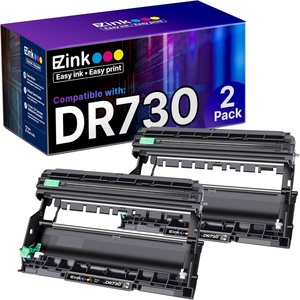 image:imageEZ Ink Compatible Drum Unit Replacement for Brother DR 730 Drum Unit Compatible with HLL2350DW HLL2395DW HLL2370DW HLL2370DWXL MFCL2750DW MFCL2710DW Printer 2 Pack