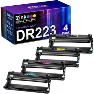 image:imageEZ Ink Compatible Drum Unit Replacement for Brother DR223CL DR223 DR223 Compatible with MFCL3770CDW MFCL3750CDW HLL3230CDW HLL3290CDW HLL3210CW Black Cyan Magenta Yellow 4 Pack