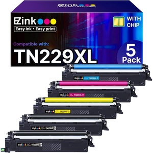 image:imageEZ Ink Compatible TN229XL Toner Cartridges Replacement for Brother TN229XL TN229XL TN229 XL to use with MFCL3720CDW MFCL3780CDW HLL3220CDW HLL3280CDW HLL3300CDW Printer TN229XLBKCMY5 Pack