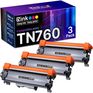 image:imageEZ Ink Compatible TN760 Toner Cartridge Replacement for Brother TN760 TN 760 TN730 Compatible with DCPL2550DW HLL2350DW HLL2395DW HLL2390DW HLL2370DW MFCL2710DW MFCL2750DW MFCL2730DW 3 Black