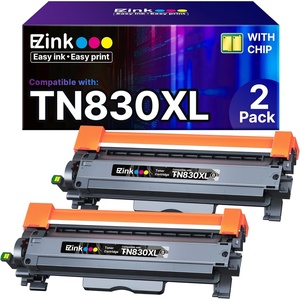 image:imageEZ Ink Compatible TN830XL Toner Cartridge Replacement for Brother TN830XL TN830 TN 830 Toner Cartridges with Brother DCPL2640DW HLL2460DW HLL2480DW HLL2400D HLL2405W Printer 2 x TN830XL Toner