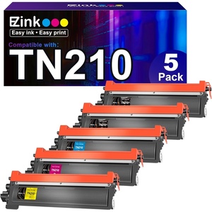 image:imageEZ Ink Compatible Toner Cartridge Replacement for Brother TN210 TN210 to use with HL3040CN HL3070CW HL3075CW DCP9010CN MFC9010CN MFC9320CW 2 Black 1 Cyan 1 Magenta 1 Yellow 5 Pack