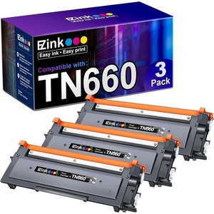 image:imageEZ Ink Compatible Toner Cartridge Replacement for Brother TN660 TN630 Toner Cartridges High Yield to use with HLL2380DW HLL2300D HLL2340DW MFCL2680W MFCL2740DW Printer 3 Black TN660