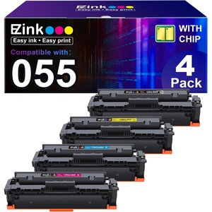 image:imageEZ Ink Compatible Toner Cartridge Replacement for Canon 055 055H Replacement for Canon 055 Toner Cartridge Set to Use with Canon Color ImageCLASS MF743Cdw MF741Cdw MF746Cdw MF743 Printer 4 Pack