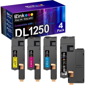 image:imageEZ Ink Compatible Toner Cartridge Replacement for Dell 1250 810WH C5GC3 XMX5D WM2JC to use with 1250c C1760nw C1765nfw 1350cnw 1355cn 1355cnw Printer 1 Black 1 Cyan 1 Magenta 1 Yellow 4 Pack