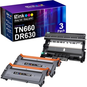 image:imageEZ Ink Compatible Toner Cartridge amp Drum Unit Replacement for Brother DR630 TN660 TN630 High Yield to use with HLL2380DW HLL2300D HLL2340DW MFCL2680W MFCL2740DW Printer 2 Toner 1 Drum 3 Pack