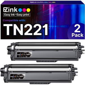 image:imageEZ Ink TN221 Toner Cartridge Replacement for Brother TN221 TN221 Black Toner Cartridge to Use with MFC9130CW HL3170CDW HL3140CW HL3180CDW MFC9330CDW MFC9340CDW HL3150CDN 2 Black TN221 Toner
