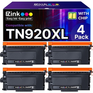 image:imageEZ Ink TN920XL TN920 Toner Cartridge for HLL6210DW HL5915DW Compatible Replacement for Brother TN 920XL TN920XXL TN920UXXL TN920 XL High Yield Use with HLL6210DWT HLL5210DW 4 Black with Chip